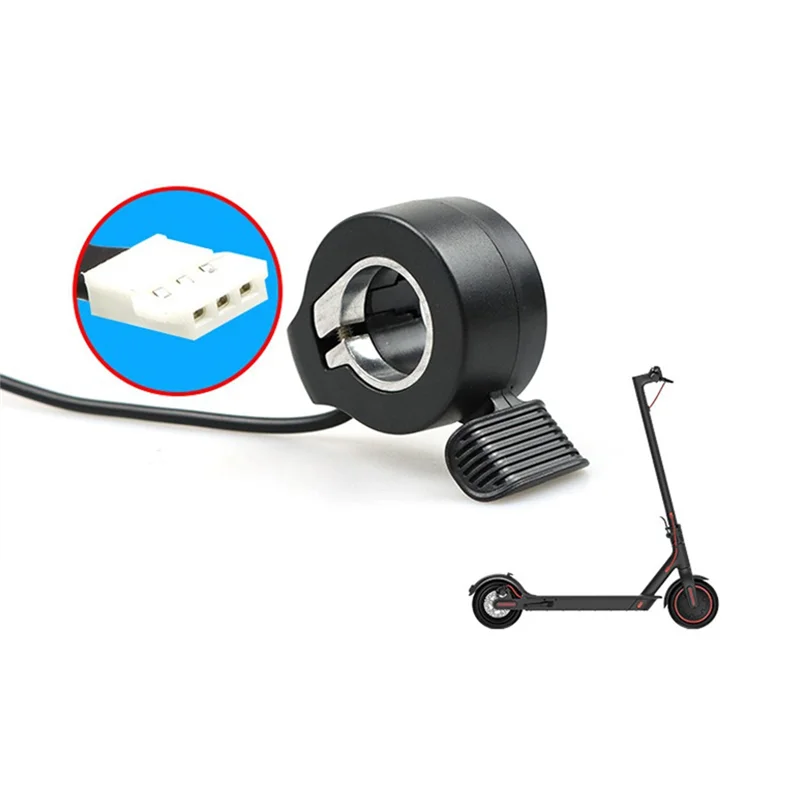 Folding Electric Scooter Finger Accelerator Finger Throttle Accelerator with Short Cable Electric Vehicle Accessories