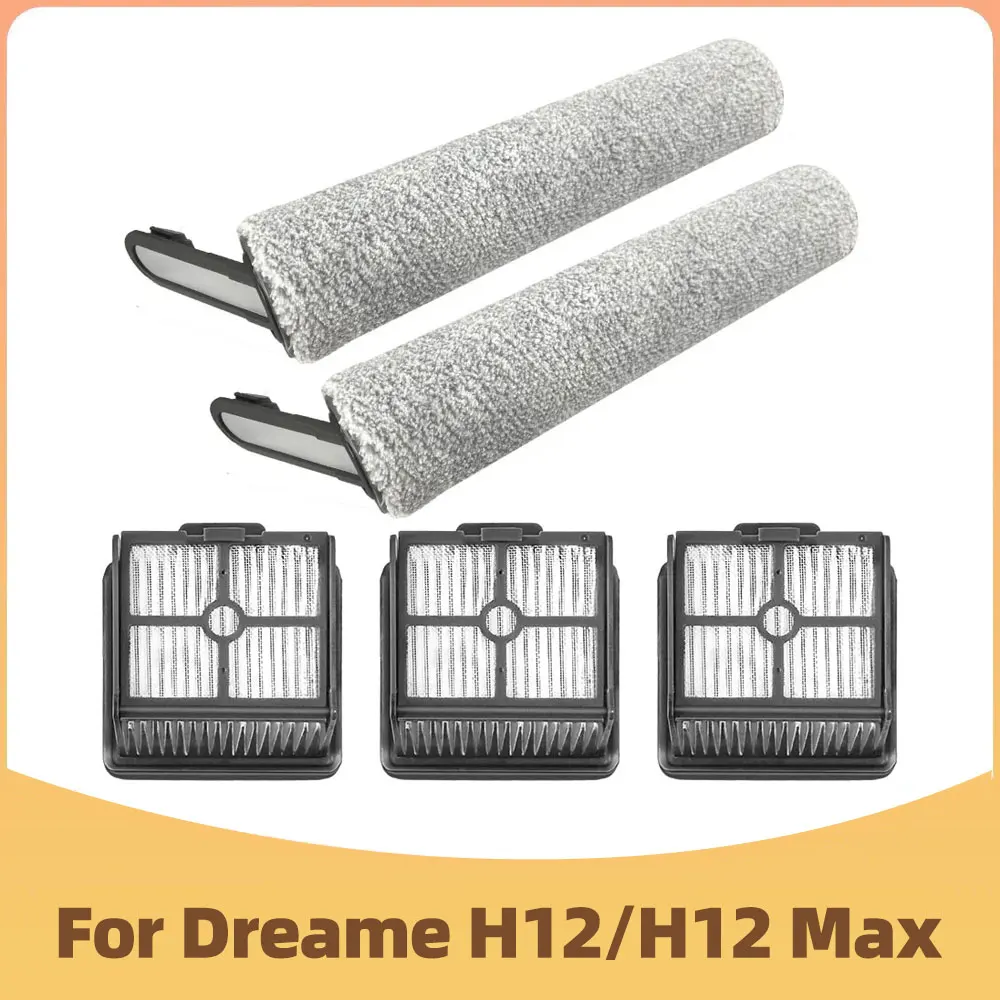 

Fit For Dreame H12 Wet & Dry Cordless Vacuum Cleaner Dreame M12、M12 PRO Accessories Replacement Spare Parts Brush and Filter