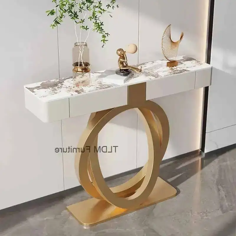 

Консольные столики в скандинавском стиле для прихожей и гостиной, мебель для холла и зоны отдыха