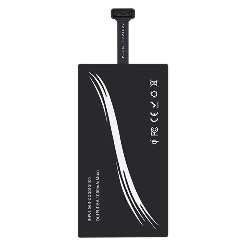 Отлично! Беспроводное зарядное устройство Type-C Универсальный зарядный приемник для Huawei P20 Pro P10 Plus Xiaomi Mi8 Mi6 для USB Type C