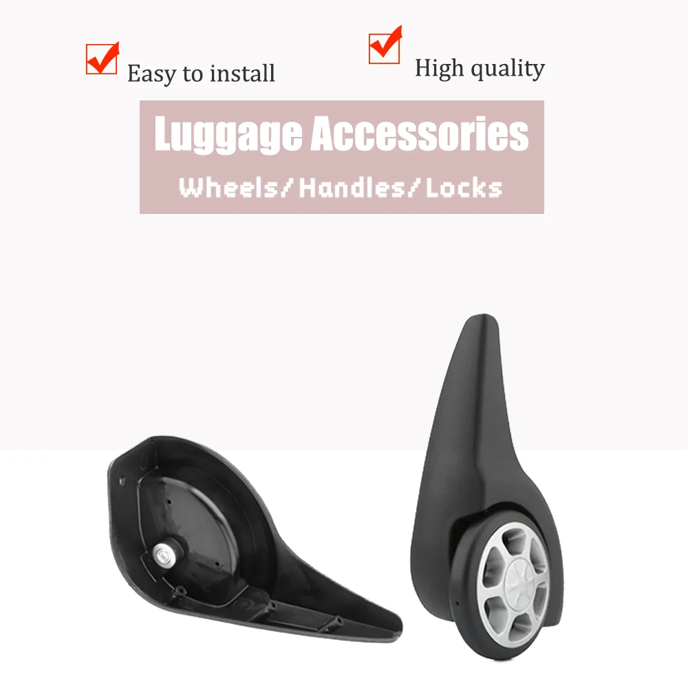 Anti-Fouling Coating Luggage Fixed Caster Does Not Easily Collect Dust Easy to Maintain Replacement Pulley