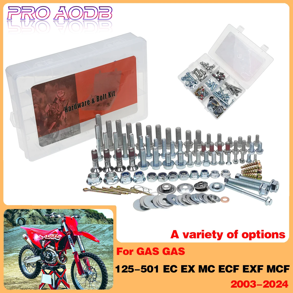 

Hardware Bolt Full Plastics Fastener Kit For GasGas EC EX MC ECF EXF MCF EC-F EX-F MC-F 125 150 250 350 450 500 501 CC 2003-2025