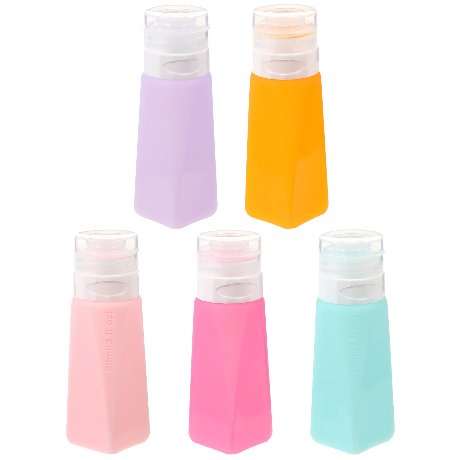 5 個の空のローションボトル詰め替え容器ポータブル旅行保管ミニ容器空のボトル