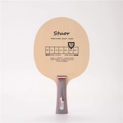 Stuor Table Tennis Blade Hinoki Wood Ping Pong Racket 5 Layers With Built-in Carbon Fiber Paddle Racket for Fast Attack