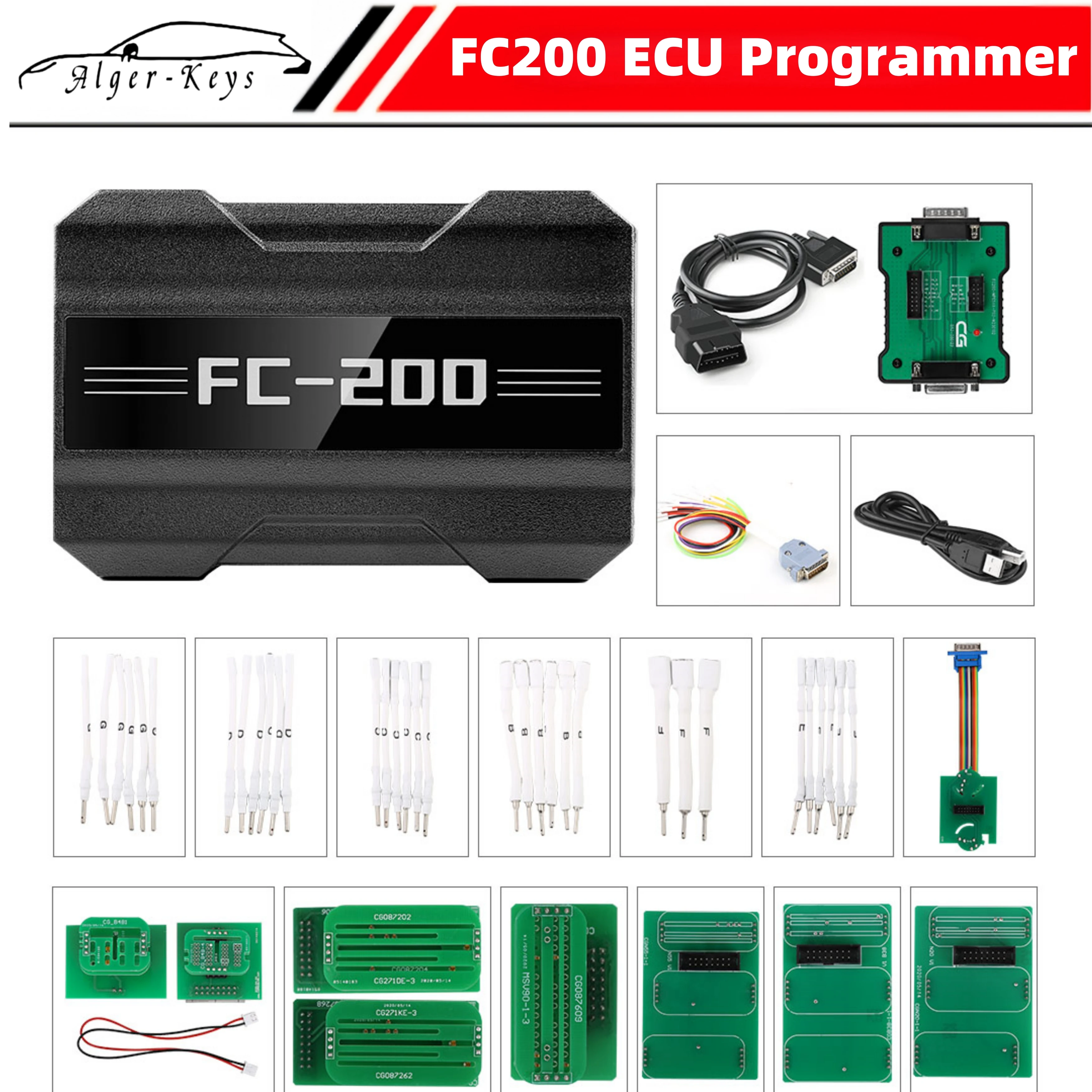 Algernon-keys CGDI FC200 auto ECU Programmer FC-200 Full Version All License Activated Update of AT200 Support Multi-model