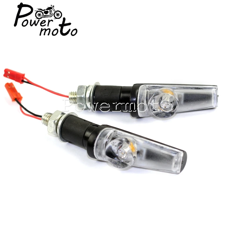 For Harley Honda Yamaha Honda Suzuki Kawasaki Motorcycle Motorbike Turn Signal Light Amber Indicator Flasher Blinker Universal