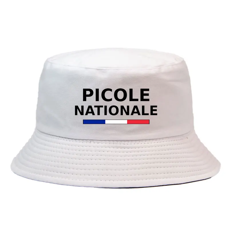 Picole Nationale Reversible Bucket HatS Men Women Cotton Fisherman Cap Unisex Outdoor Sport Activities Panama Bob Chapeau