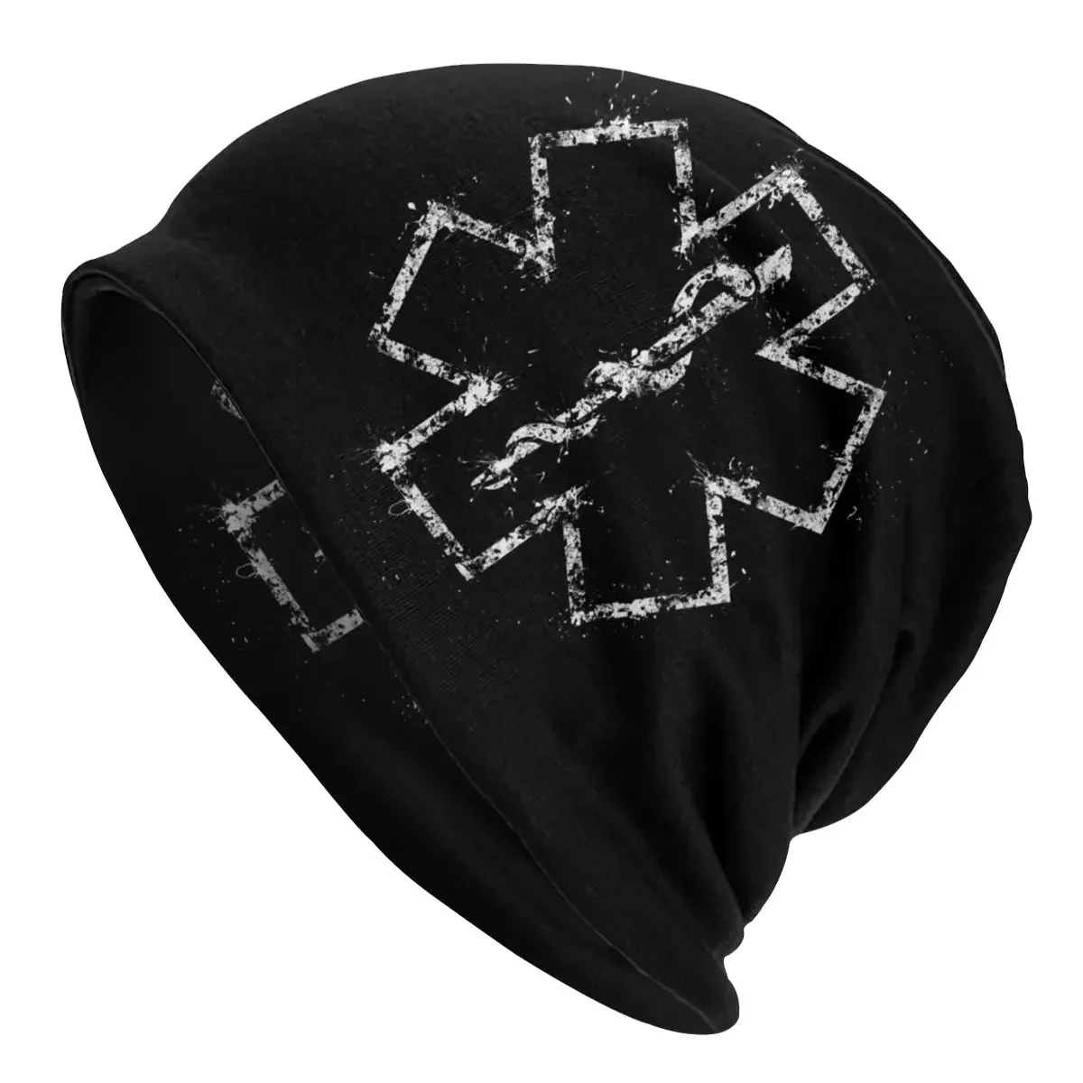 Emt Star Of Life Skullies Beanies pour hommes et femmes, bonnet chaud unisexe, bonnet de rue, bonnet d'ambulance paramédical, chapeau Ogo, hiver