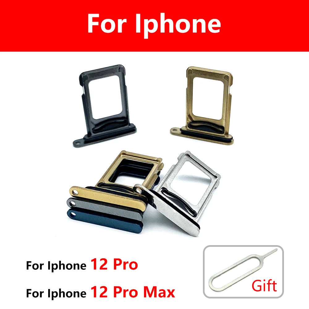 

Слот для SIM-карты Держатель лотка для SD-карты Адаптер для Iphone 12 Pro Для Iphone 12 Pro Max Телефон Держатель SD Лоток для карт с инструментами