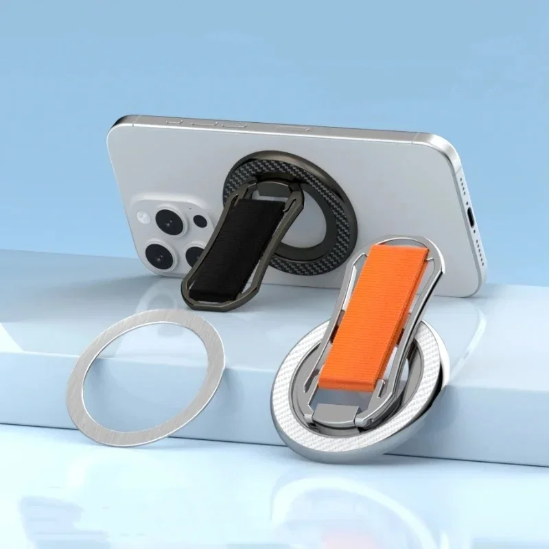 

Cxd Новый сильный магнитный держатель для телефона Magsafe с вращением на 360 градусов, двойная магнитная подставка для кольца на палец для IPhone 14 15 16 Xiaomi