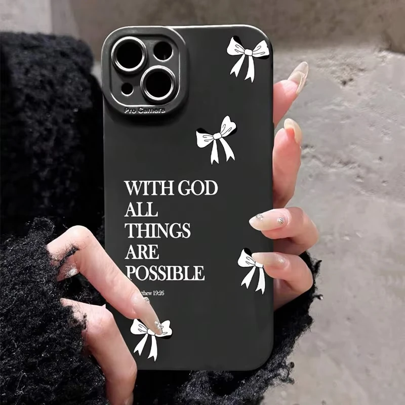 الحد الأدنى الوردي جرلي القوس شعار الهاتف لينة الحال بالنسبة آيفون 16E 16 15 14 13 12 11 برو ماكس 13 12 Mini X XS XR 7 8 Plus SE2 غطاء