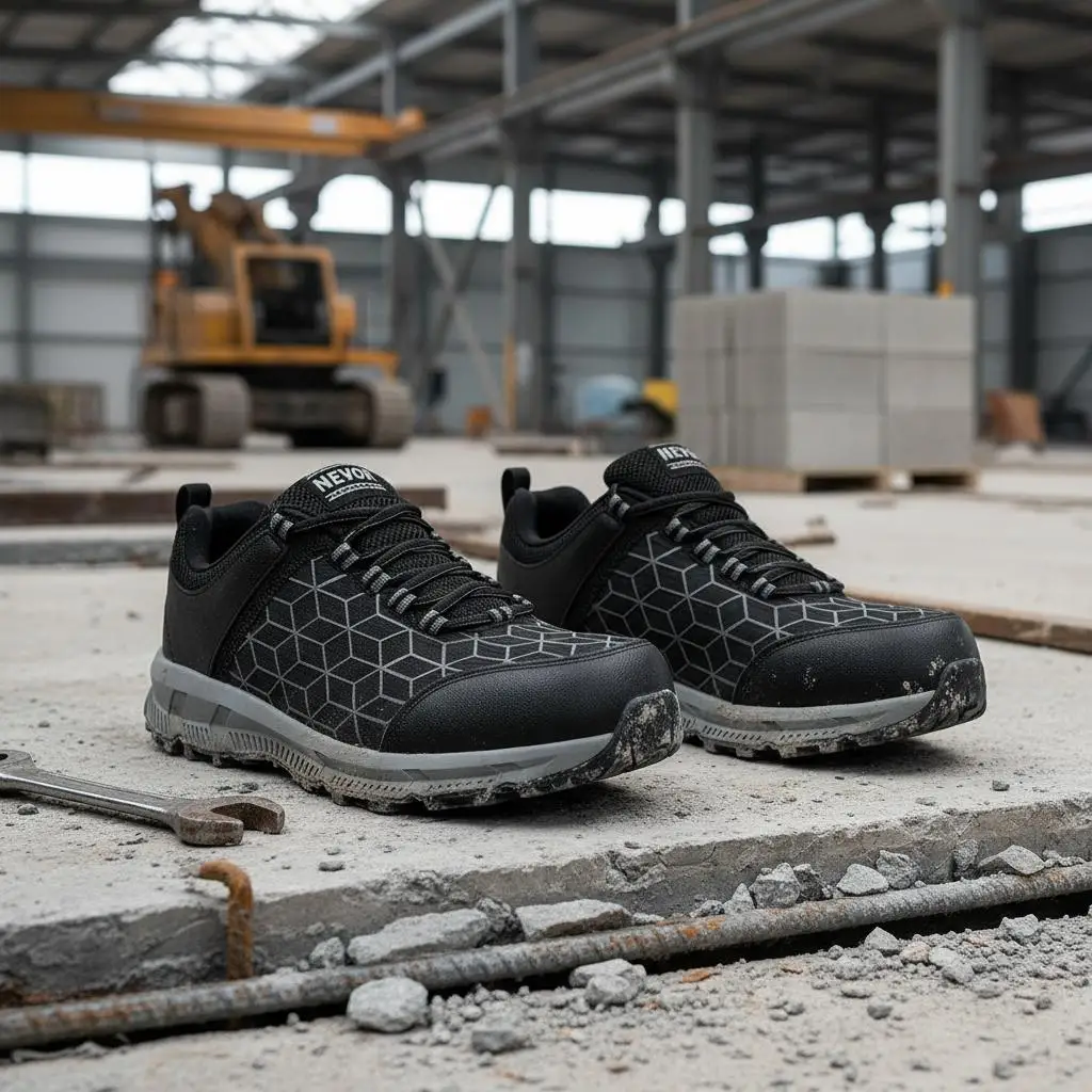 

Мужские кроссовки со стальным носком, размер US 10.5, мужские спортивные рабочие кроссовки с амортизирующей подошвой, неразрушимые защитные кроссовки Ligh