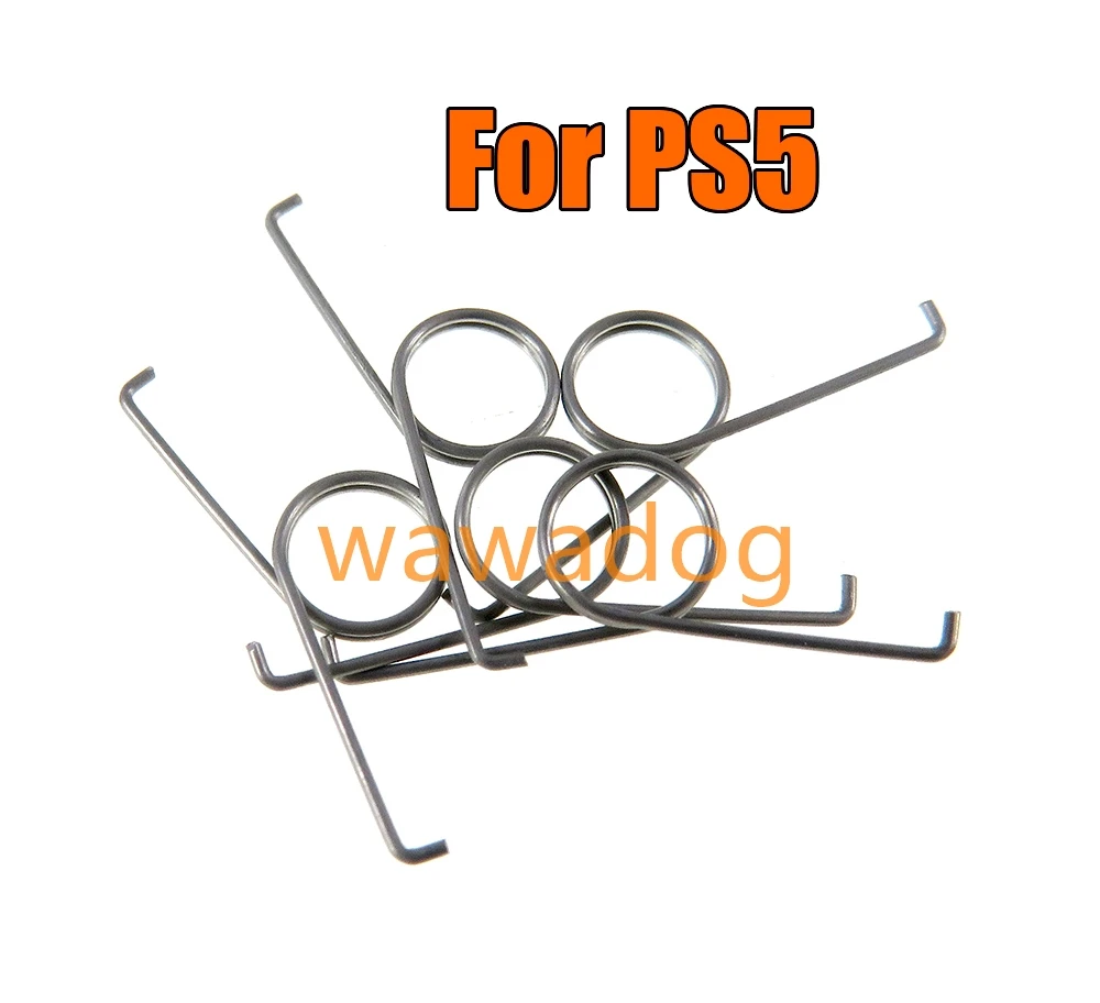 10 Uds. Para PS5 L2 R2 botón de disparo resorte Metal reemplazo R2 L2 componentes de botones de disparo para piezas de controlador PS5