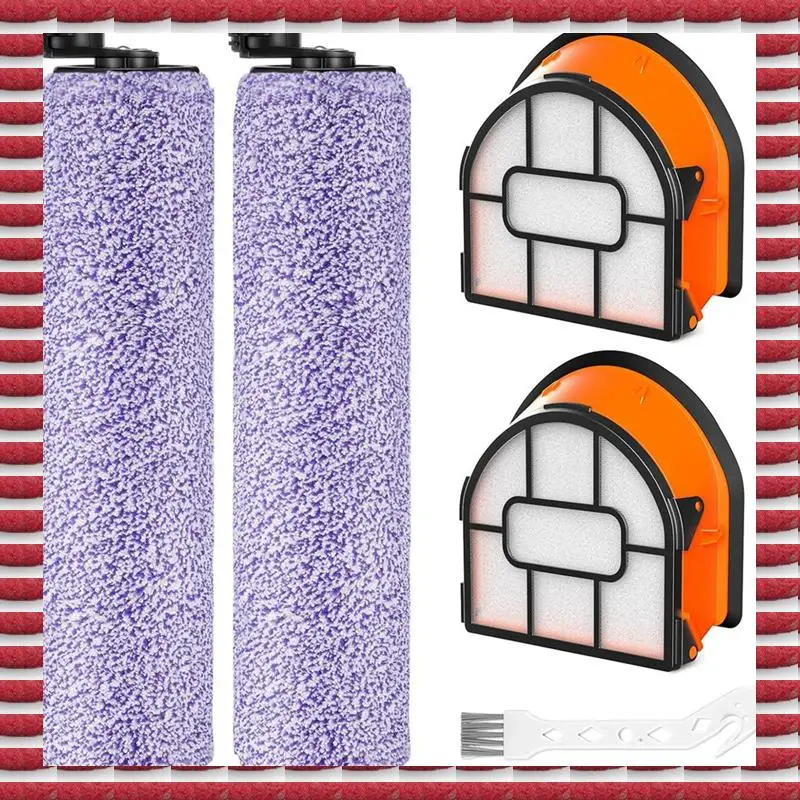 A97G WDB1F2 Replacement Brushroll & Filter Bundle For Shark Hydrovac WD101 WD201 WD100 WD200 AW201 Vacuum Cleaner Parts