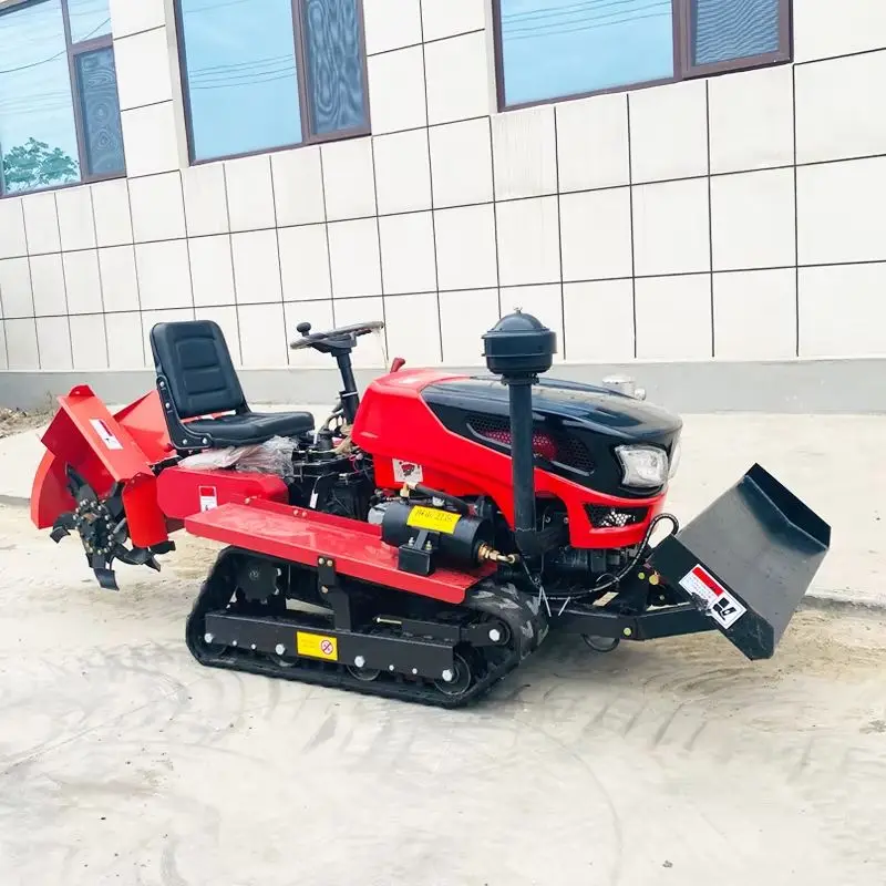 

Новая многофункциональная гусеничная роторная фреза для малых сельскохозяйственных хозяйств, культиватор для вспашки