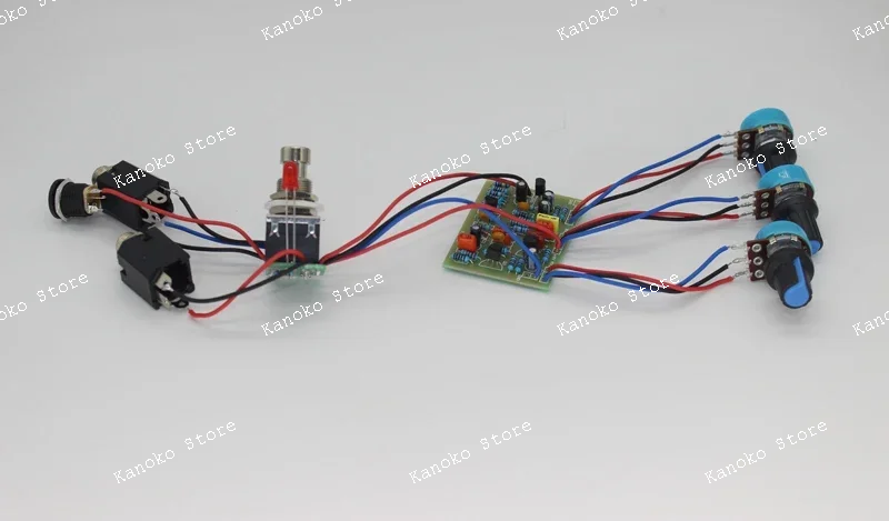DIY دليل الغيتار المؤثر الكبير إفشل طبق الاصل غامض تشويه واحد المؤثر غامض لوحة دوائر كهربائية
