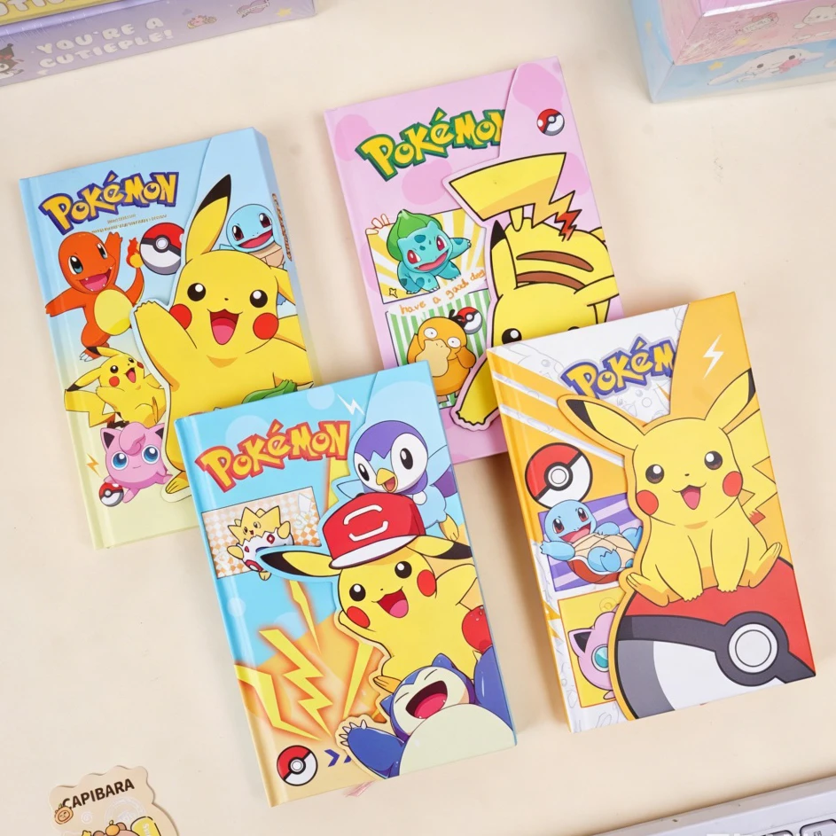 Pokemon Pikachu A6 Hardcover Notebooks Cute Cartoon Color Inner Pages Planner Journal For Student Women Office Stationery Gifts view 6
