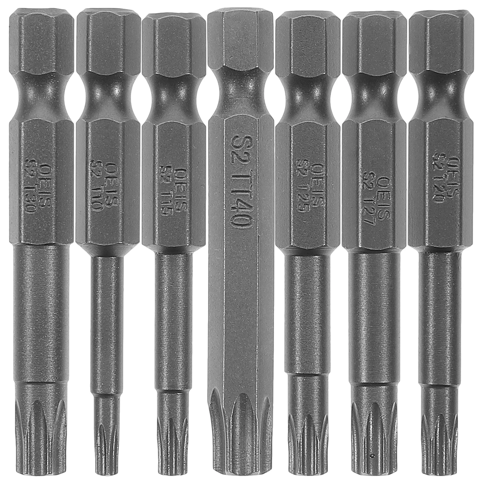 

1 set Hexagonal Plum Bits 1/4 Shank S2 Steel Magnetic TS10-40 Drill Bit Set Hardened Precision For Metal Screwdrivers