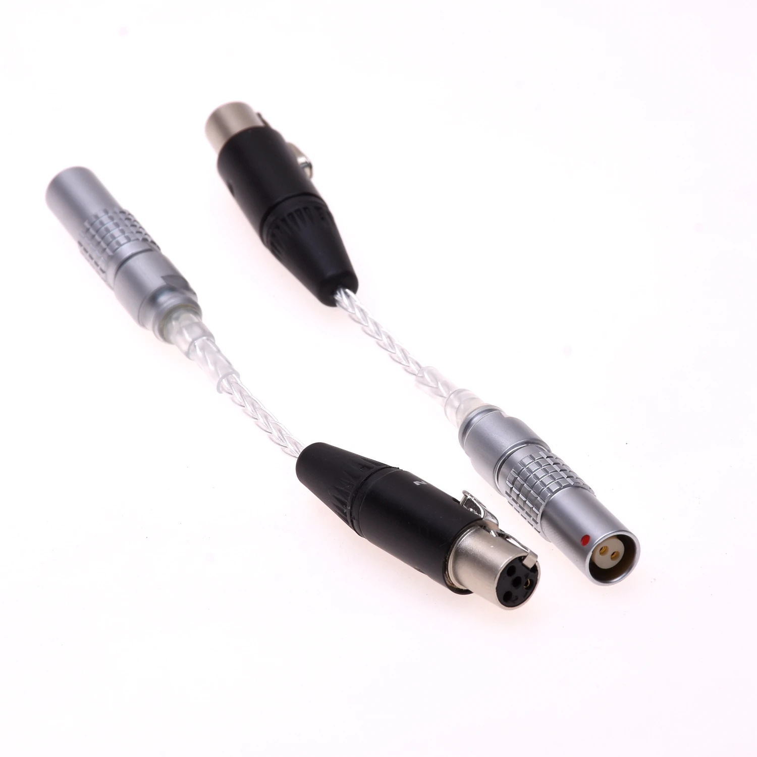 محول صوت لسماعة الرأس لـ ZMF Eikon Auteur Audeze البؤري يوتوبيا فائق الدقة ، مزدوج 4-pin صغير XLR ، من الإناث إلى الإناث يوتوبيا