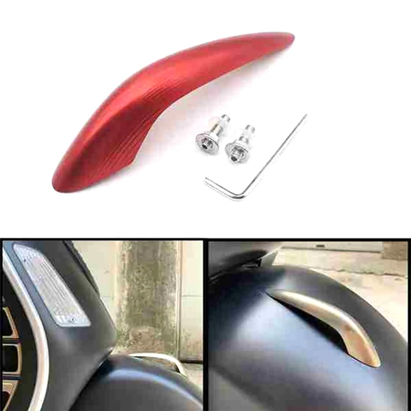 

Переднее крыло мотоцикла, украшение для носа, клюв для Vespa GTS300 GTS250 GTS 300 250 2013-2020, красные детали, аксессуары-A02G