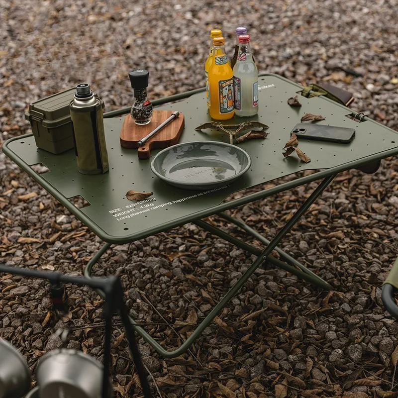 

Picnic Picnic Camping Table Mini Conference Nature Hike Outdoor Table Backpacking Cocktail Coffee Mesa Plegable Patio Furniture