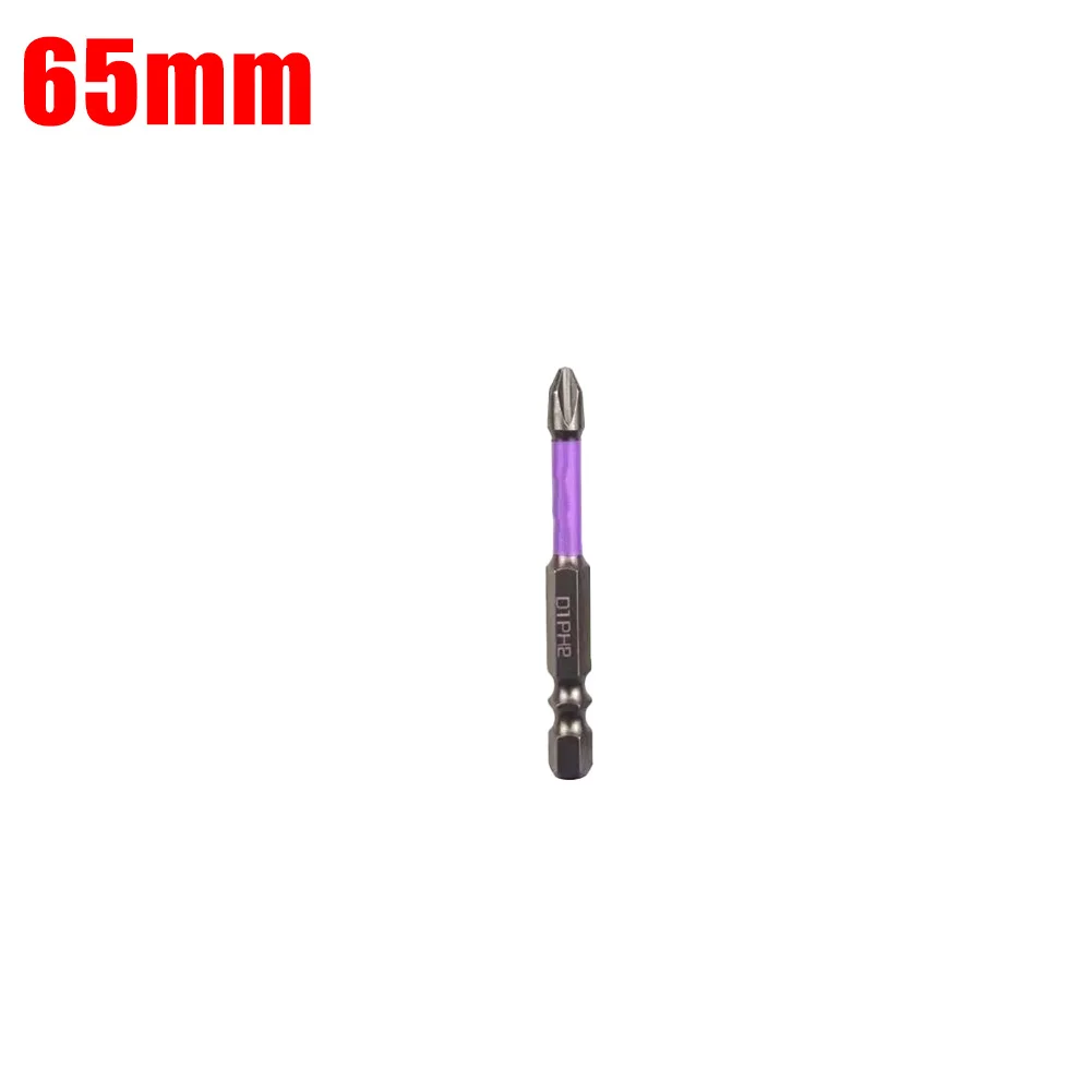 Bit Hardness Phosphating Black Hardness Easy To Penetrate Steel Plates Screwdriver D Alloy Steel Mm Manual Measurement