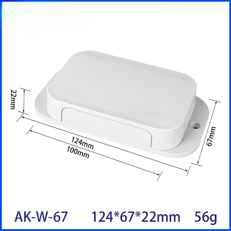 W‑67 Wall‑mount Plastic Electrical Enclosure Monitor Power Supply Housing Instrument Shell Durable ABS Protective Casing