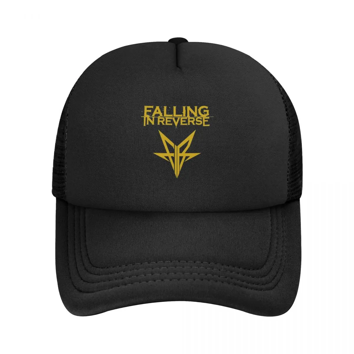 Falling In Reverse Mesh Baseball Caps Men Women Fashion Trucker Worker Cap Hats Regulowane czapki golfowe Letnie czapki typu Trucker