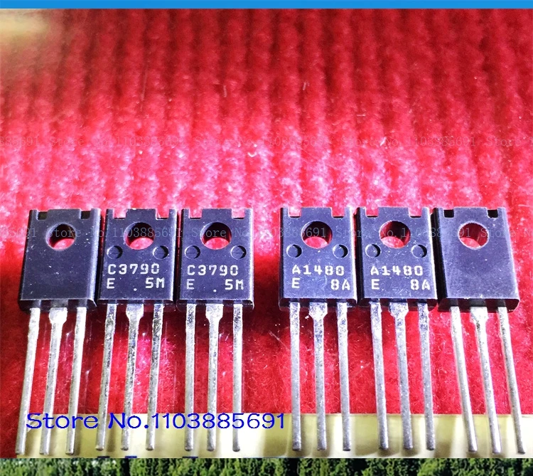 2 قطعة/الوحدة = زوج 2SC3790 2SA1480 C3790 A1480