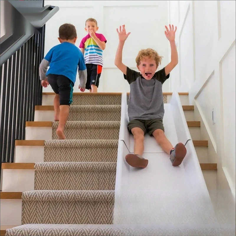 Corridor slide Indoor staircase becomes slide Second floor to first floor Children's gift Step triangle support