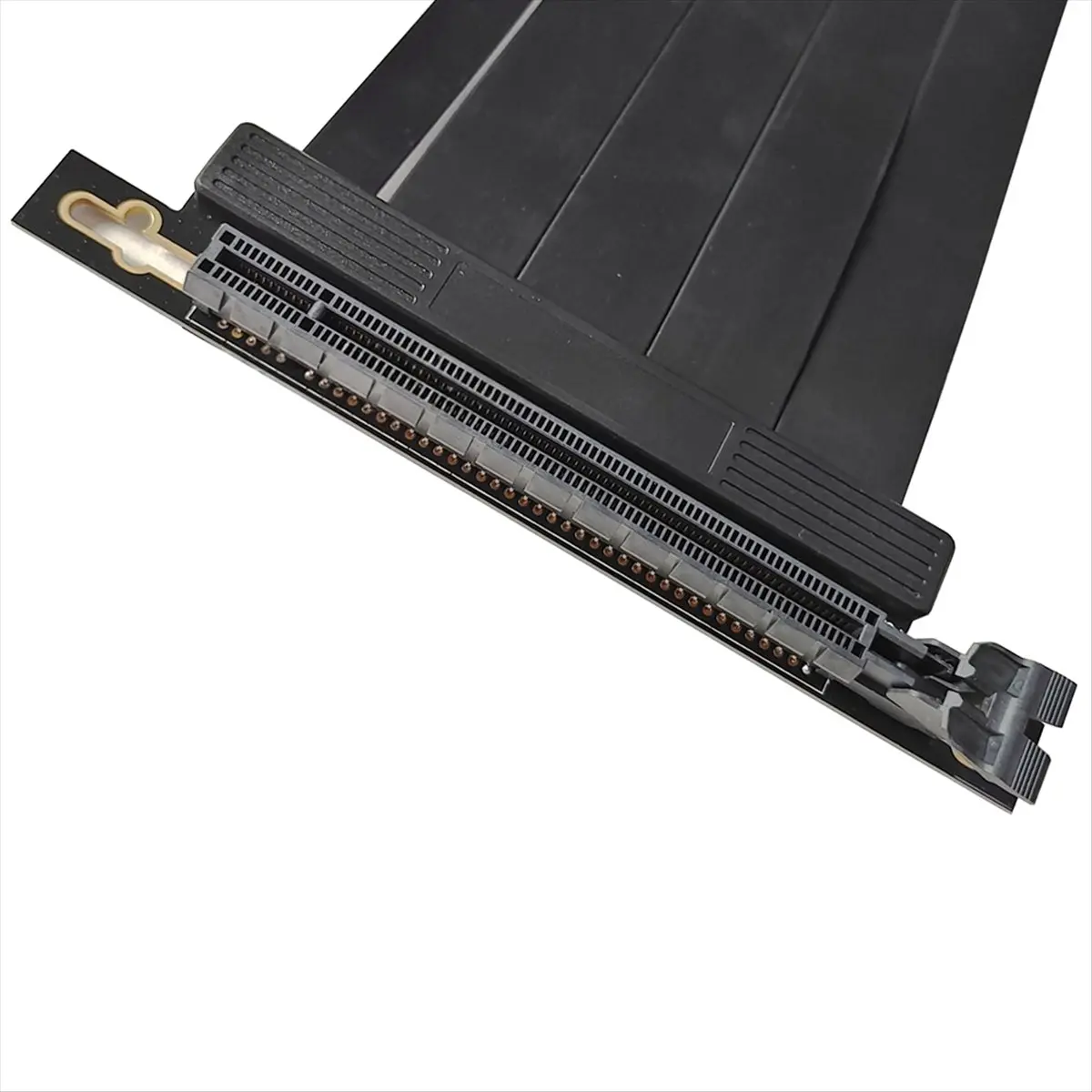 

PCI-E 4.0 Riser Cable PCIe 4.0 X16 Высокоскоростной гибкий удлинитель Порт удлинителя адаптера 90 градусов 25 см