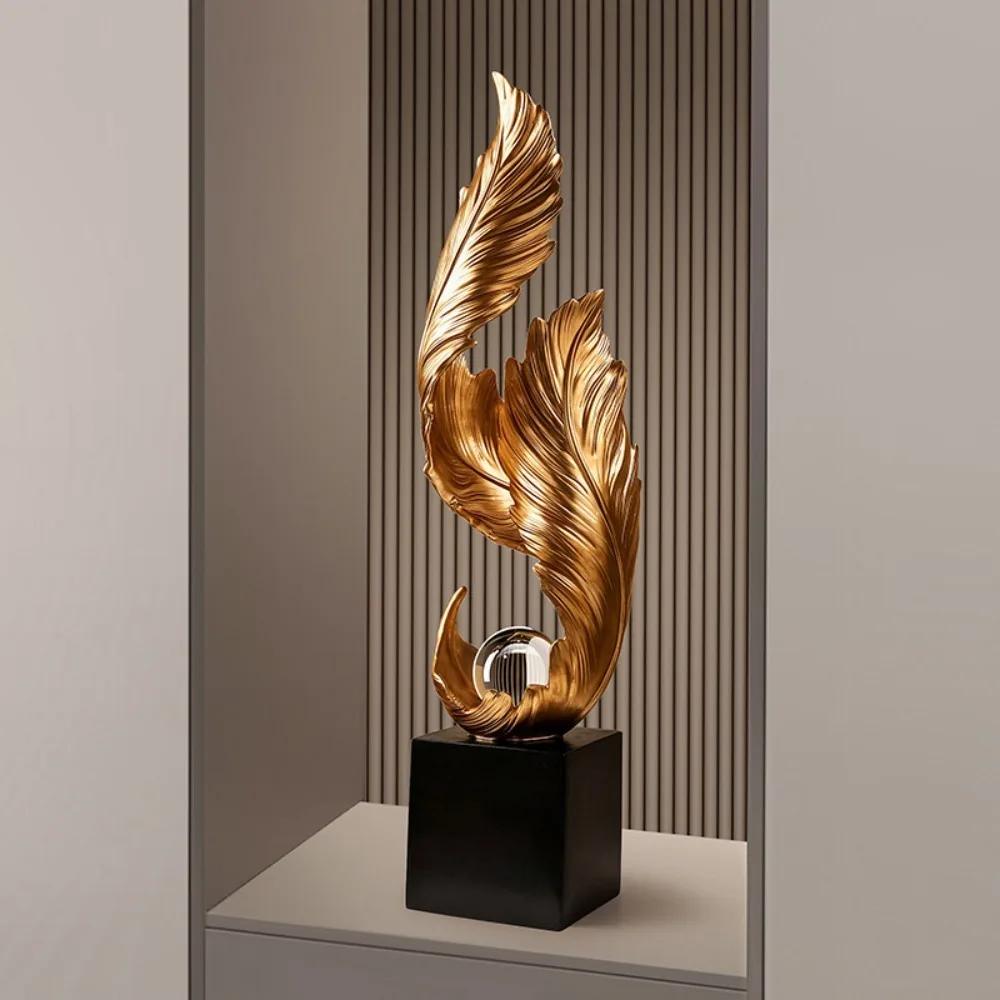 Living Room Resin Figurine Abstract Decorative Ornament Modern Room Creative Sculpture Home Decoration Valentine's Day Gift