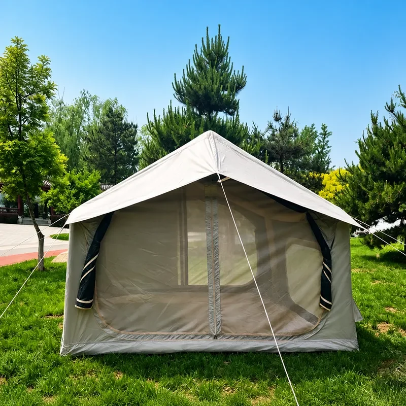 8 Square Meter Inflatable Camping Tent Family Outdoor Sunscreen Full Shading Rainproof Portable Shelter for Hiking Picnic