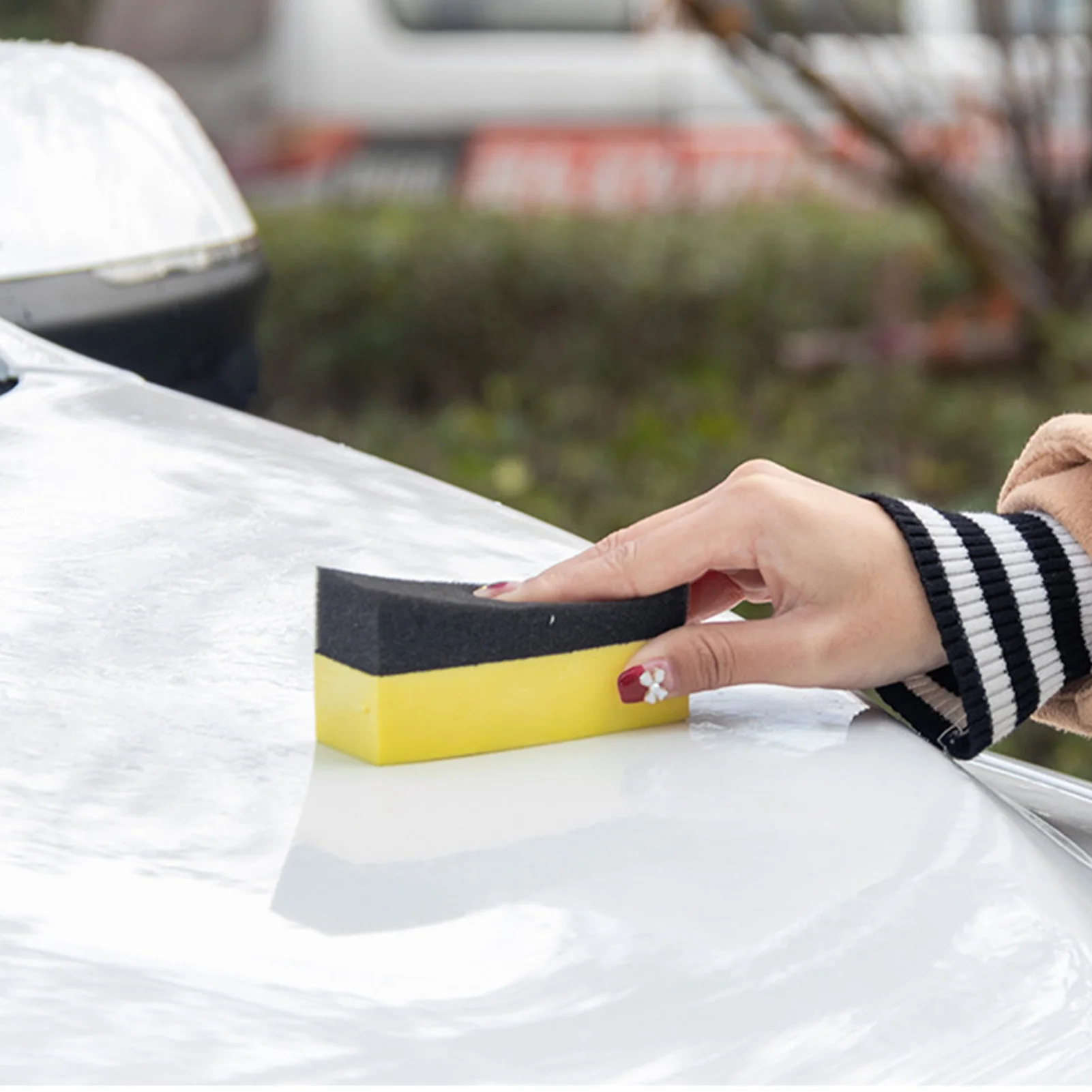 Reifenglanz-Applikator-Pad, Reifenpflege-Schwamm, Polierpad für Autodetailing, Schaumstoff-Werkzeug