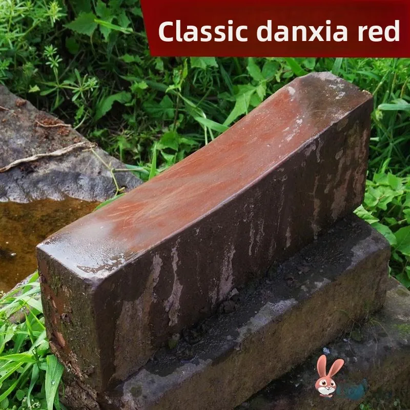 

Профессиональная точилка для кухонных ножей, двусторонняя, с грубым и тонким абразивом, красная, из камня Данься, для домашнего и коммерческого использования