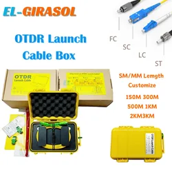 1000m Fiber Optical Launch Cable Box OTDR Blind Zone Eliminator APC SC-SC SC/UPC-SC/APC SM 1310/1550nm Test Extension Line FTTH