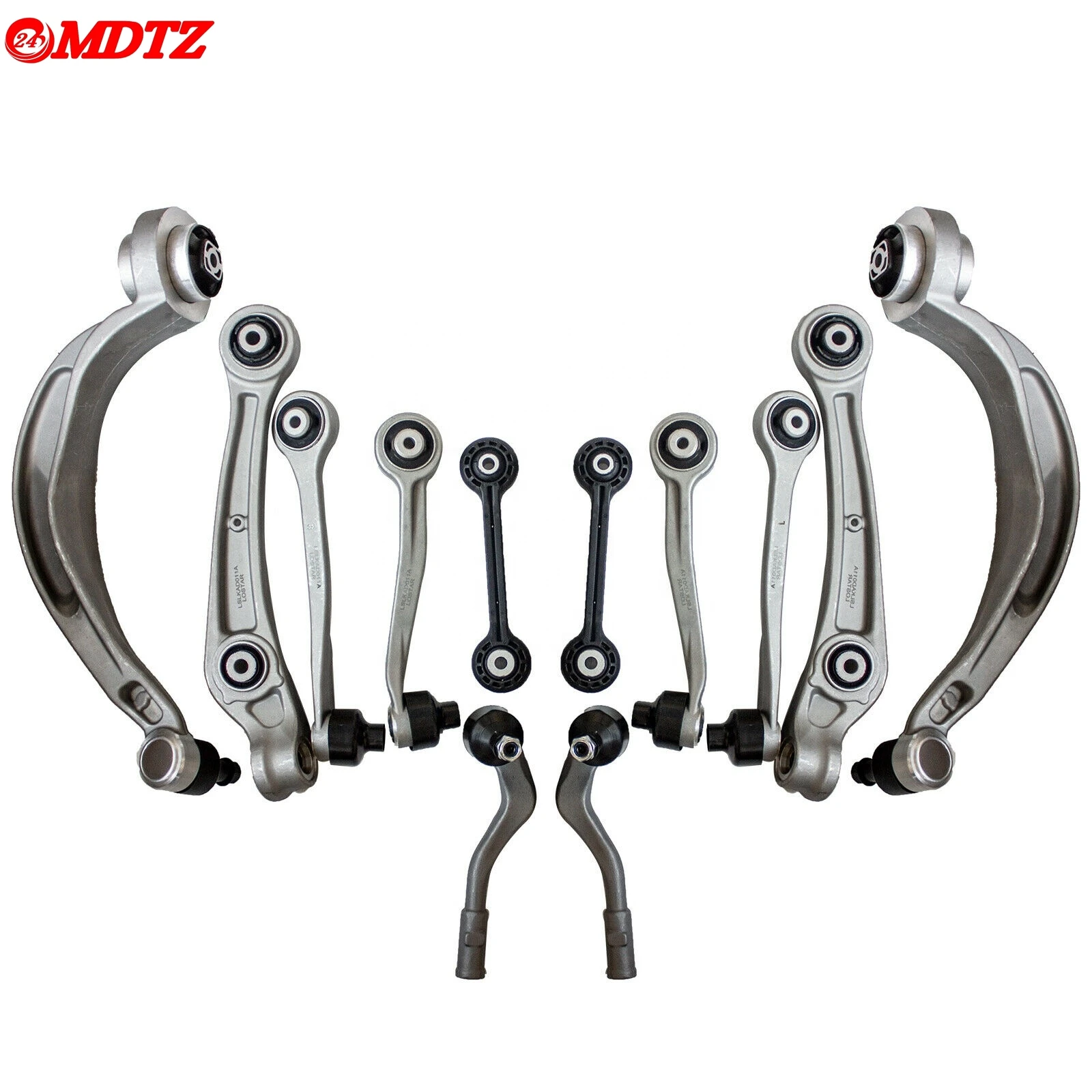 16PCS Control Arm Ball Joint Stabilizer Link Tie Rod Kits For Audi A4 8K2 8K5 8KH B8 A5 8F7 8TA Q5 8K0407505A 8K0407506A