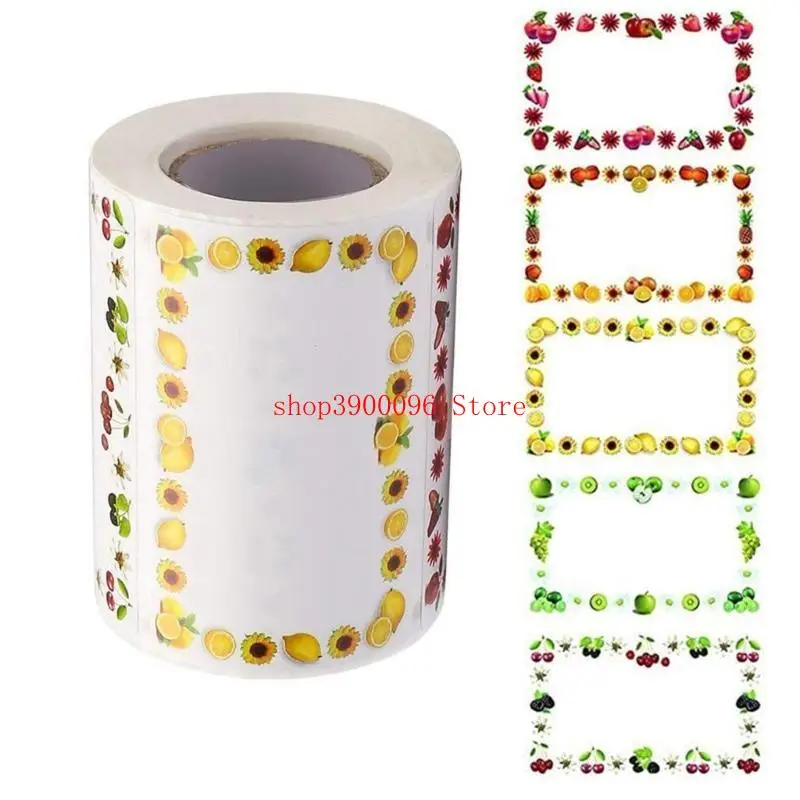 Chalkboard Labels Nom Stickers for Books Files Box en différentes couleurs 500 / Roll