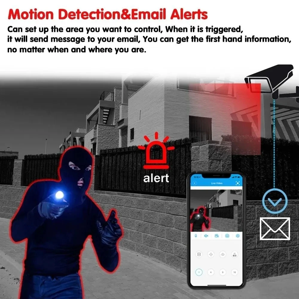 Telecamera AHD 8MP 5MP 2MP CCTV Video Sorveglianza Esterna Impermeabile Proiettile in metallo Analogico Visione notturna Telecamera di sicurezza AHD 4K 1080P