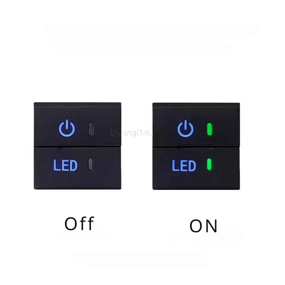 Suitable for Toyota Prado Senna LC300 Front Rear Fog Light Recorder Fan Spotlight Modification Dual Button Switch