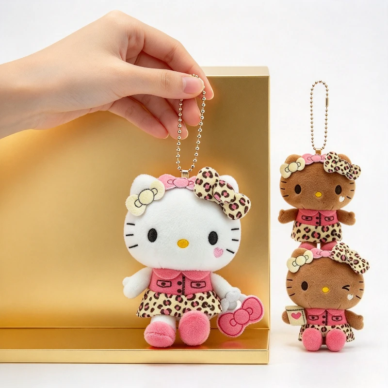 2026 New: Adorable Black Panther Plush Toy Keychain, Backpack Charm.