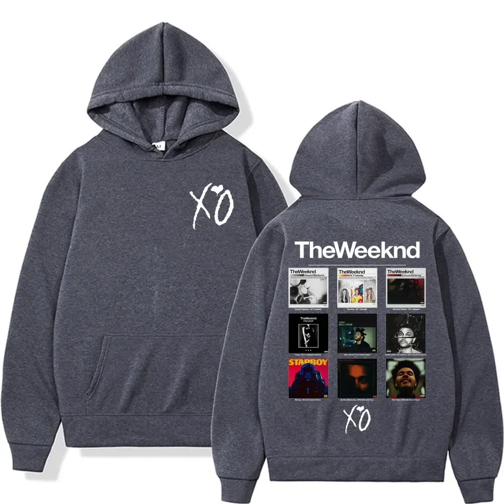 Rapper The Weeknd Album Cover Grafik-Hoodies für Männer und Frauen, Modische Hip-Hop-Pop-Musik-Sweatshirts, Körperwärmer, Komfort-Hoodie-Pullover – Detail 2