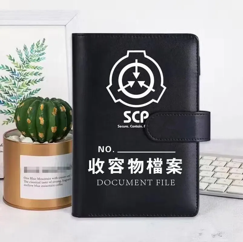 

SCP Foundation Cosplay Loose-Leaf Notepad Student Fun Hand Account DIY Handmade Notebook Stationery Office Supplies Accessories