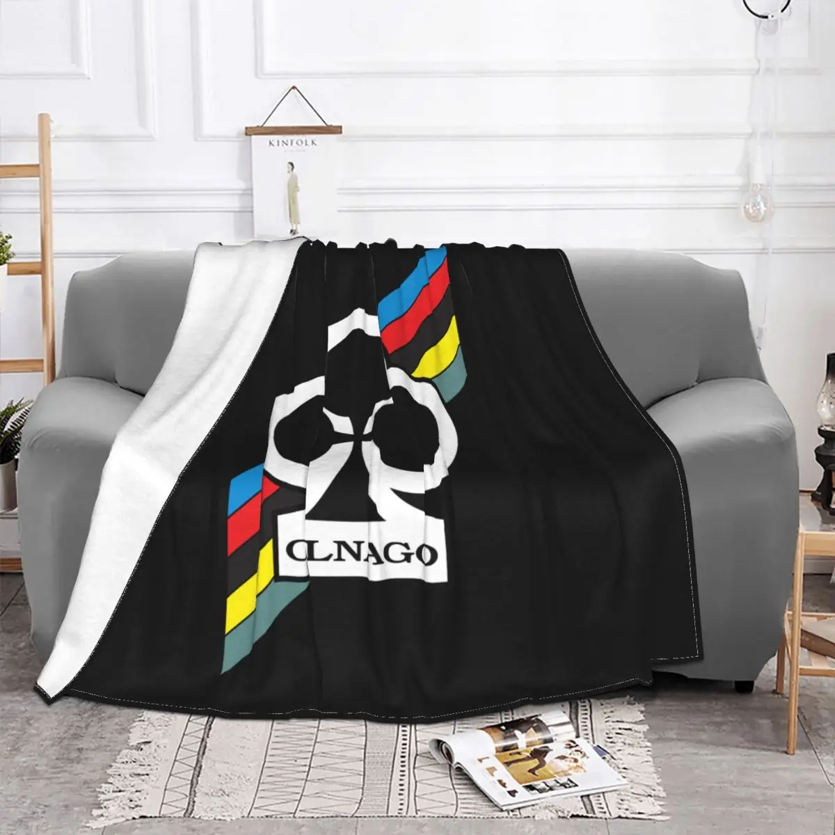 COLNAGO Blankets and Throws Super Soft Thermal Indoor Outdoor Blanket for Living Room Bedroom Office Travel