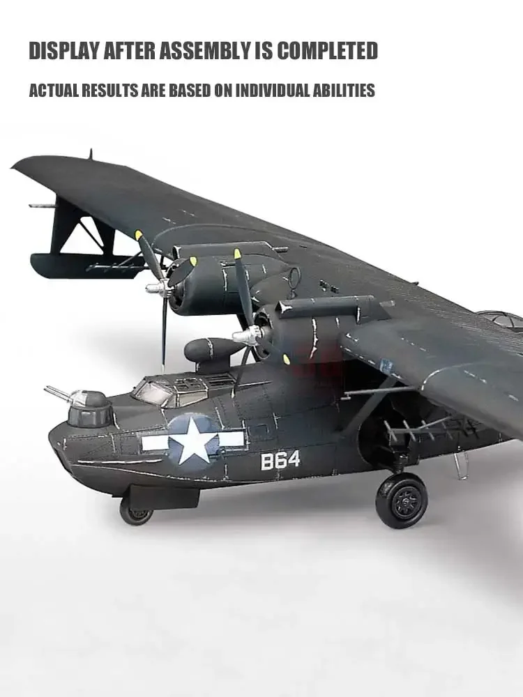 Academy pesawat rakitan 12487 PBY-5A pesawat pengintaian anti kapal selam Catalina 1/72