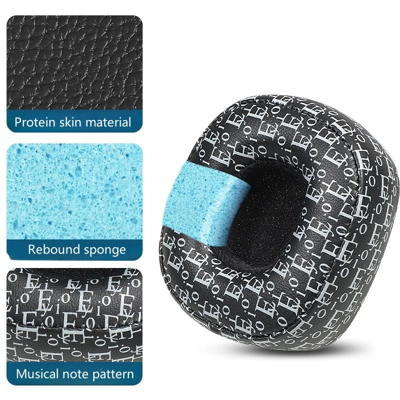 وسادات أذن رئيسية مكونة من 3 وسادات أذن بديلة من جلد البروتين من إسفنج الذاكرة وسادات أذن لسماعات الرأس Marshall Major III