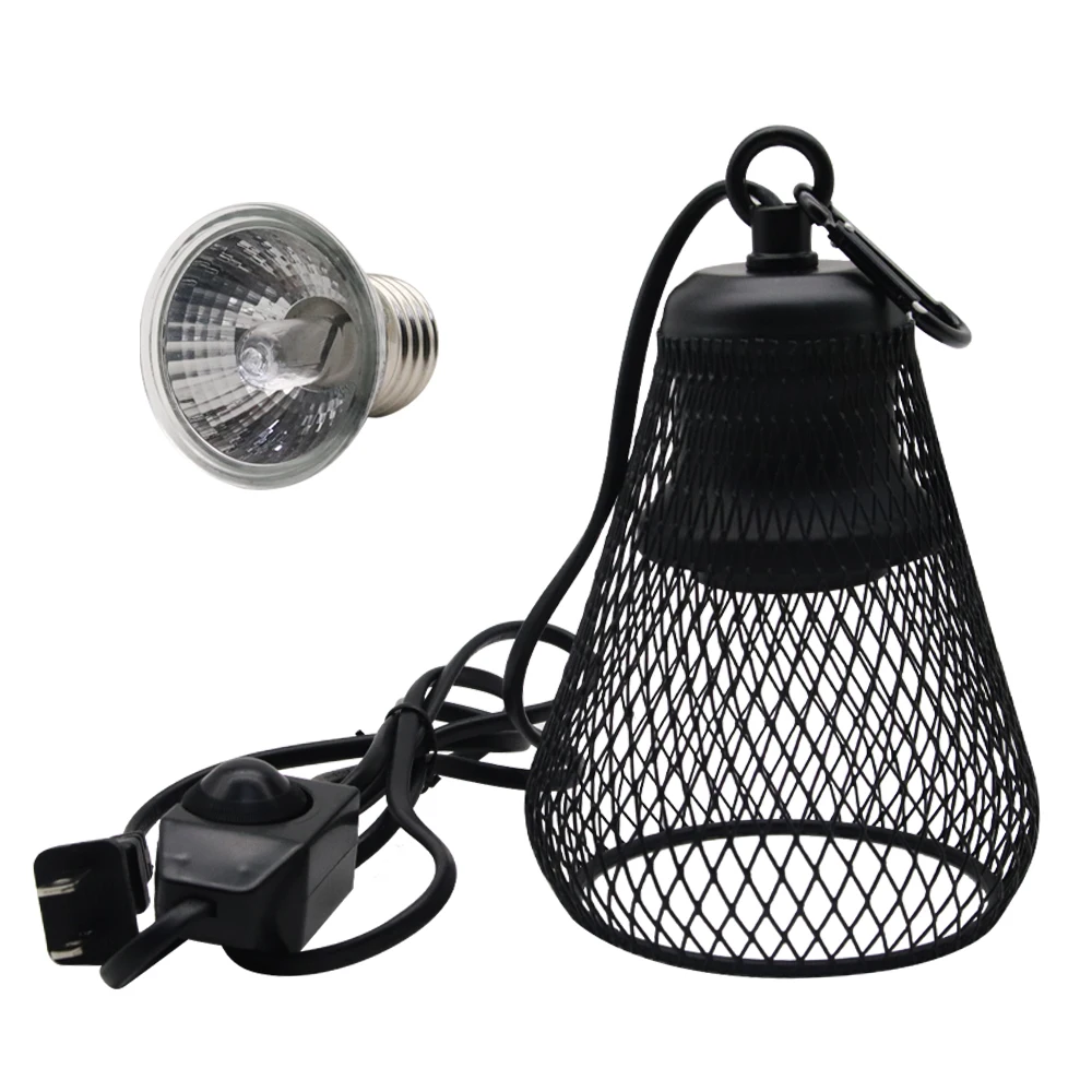 

Тепловой абажур для рептилий, клетка с защитой от горячего покрытия для UVA/UVB, нагревательная лампа, греющая лампа для черепахи, курятника, ящерицы, змеиной лягушки