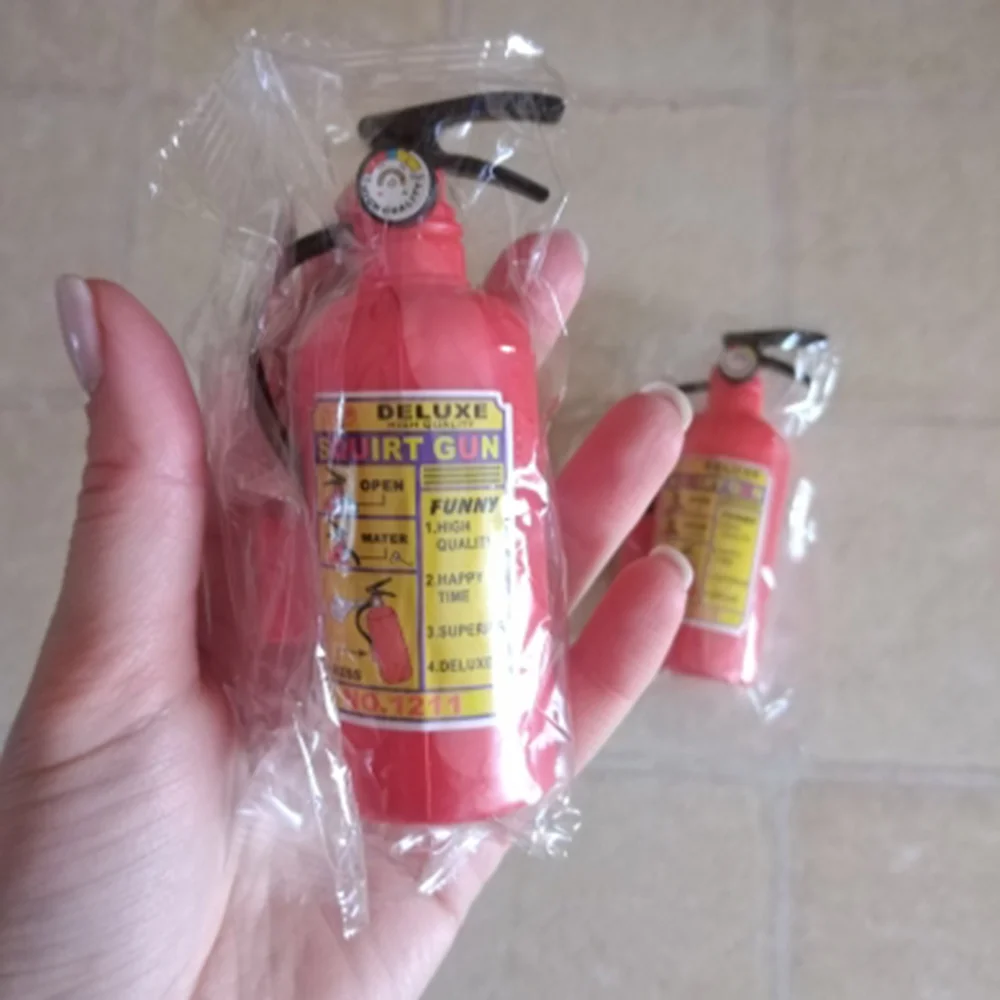 4pcs Fire Extinguisher Props for Fireman Sam Birthday Decorations Kids Children Firefighter Birthday Favors Party Decor Supplies