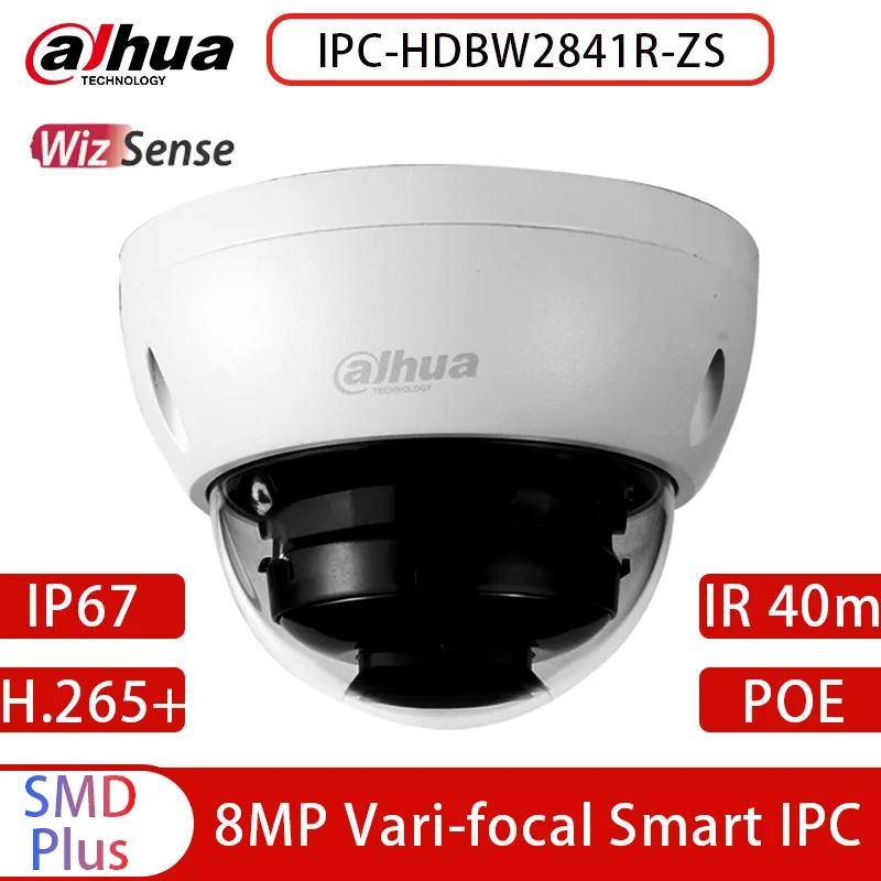 

Dahua IPC-HDBW2841R-ZS CCTV 8MP IPCamera 2.7 mm–13.5 mm Security Protection