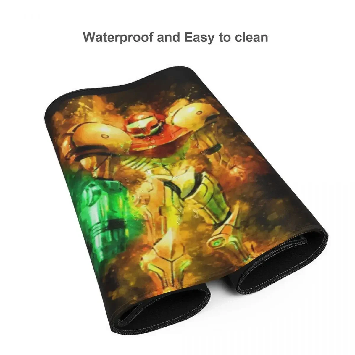 Metroid Samus Aran Prime Hunter Tappetino per mouse grande Tastiera per computer Tappetino per mouse Gamer PC Laptop Tappetino da scrivania Accessori Tappetini da tavolo